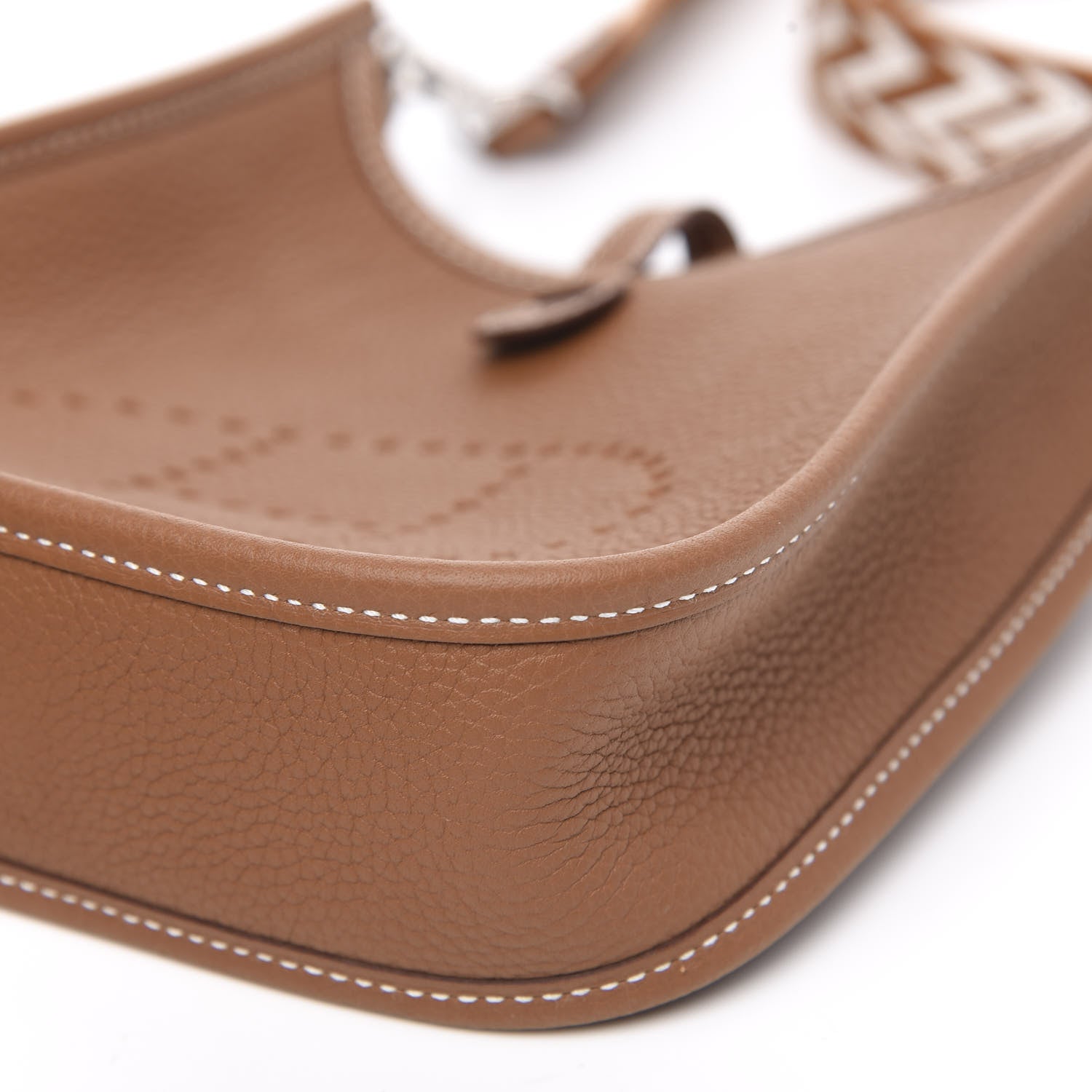 Hermes Taurillon Maurice Amazone Evelyne TPM Gold White 9 of 10