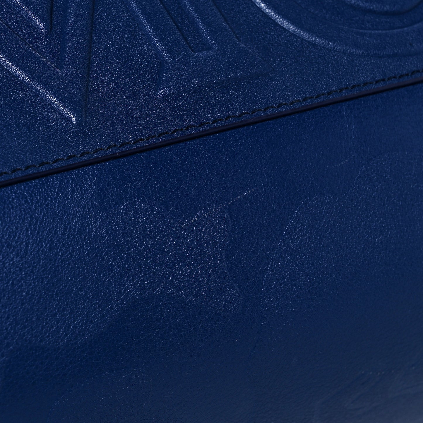 Smooth Calfskin Lion Camo Crossbody Bag Blue