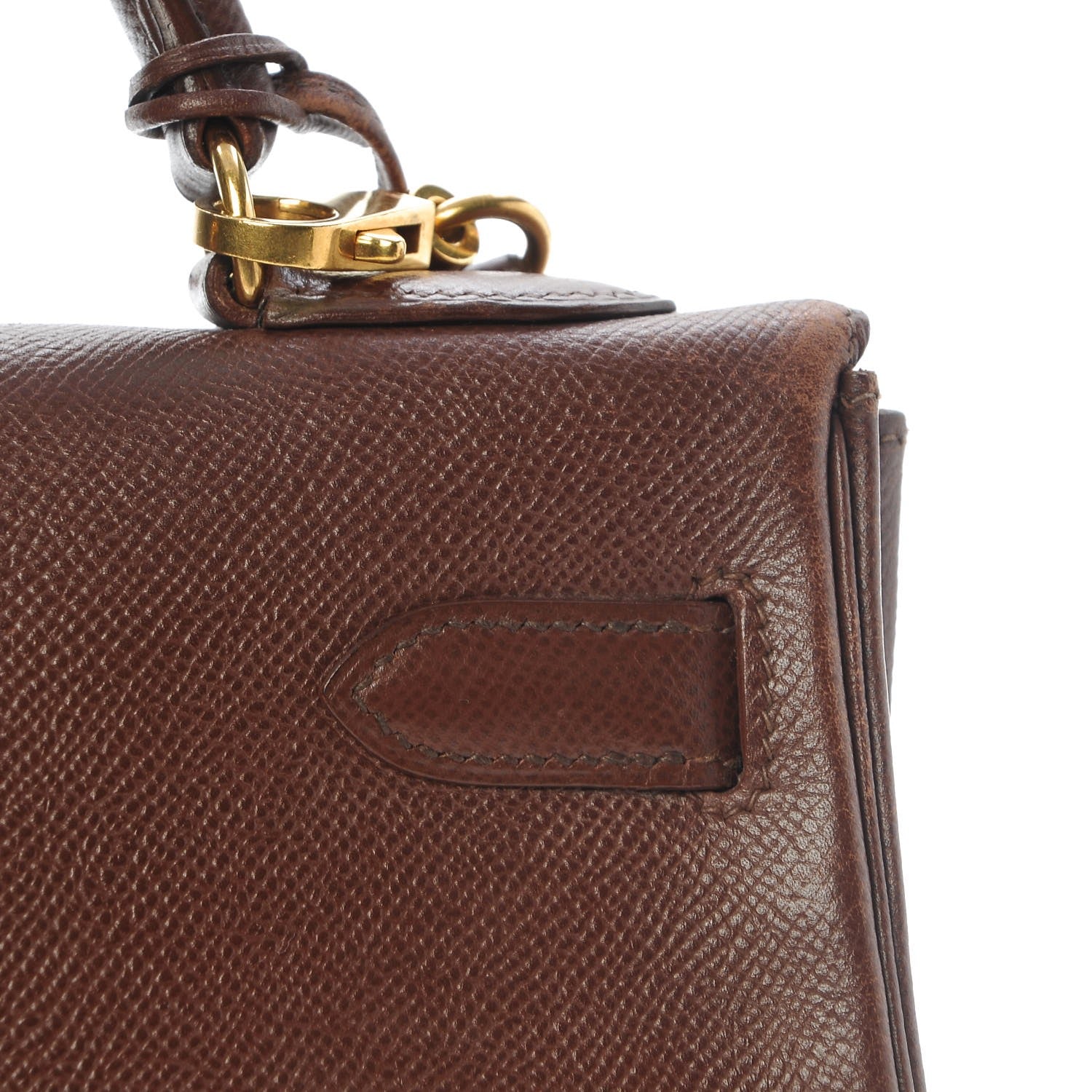 Hermes Courchevel Kelly Retourne 32 Chocolate 30 of 44