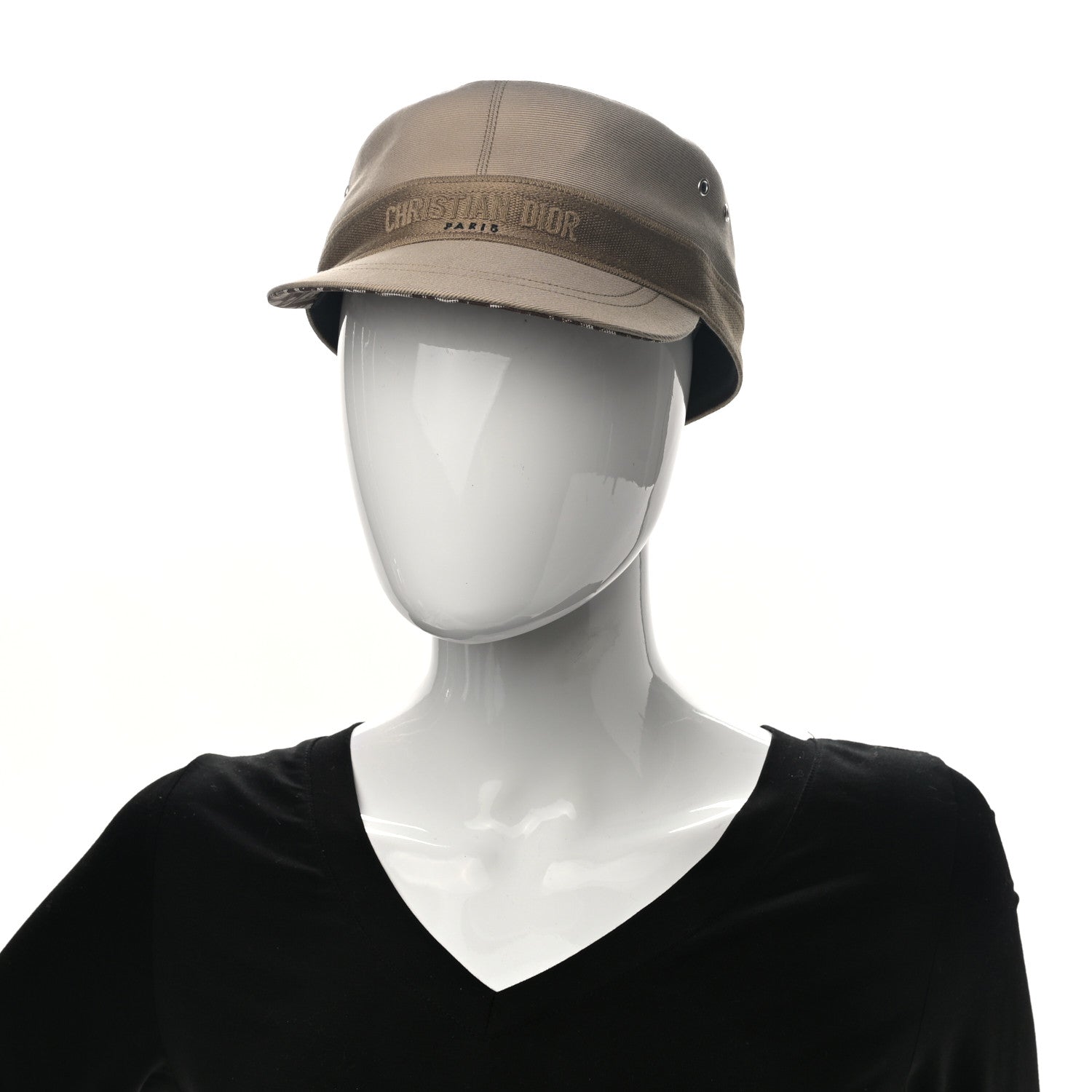 Christian Dior Cotton Baseball Cap 57 Beige 2 of 8