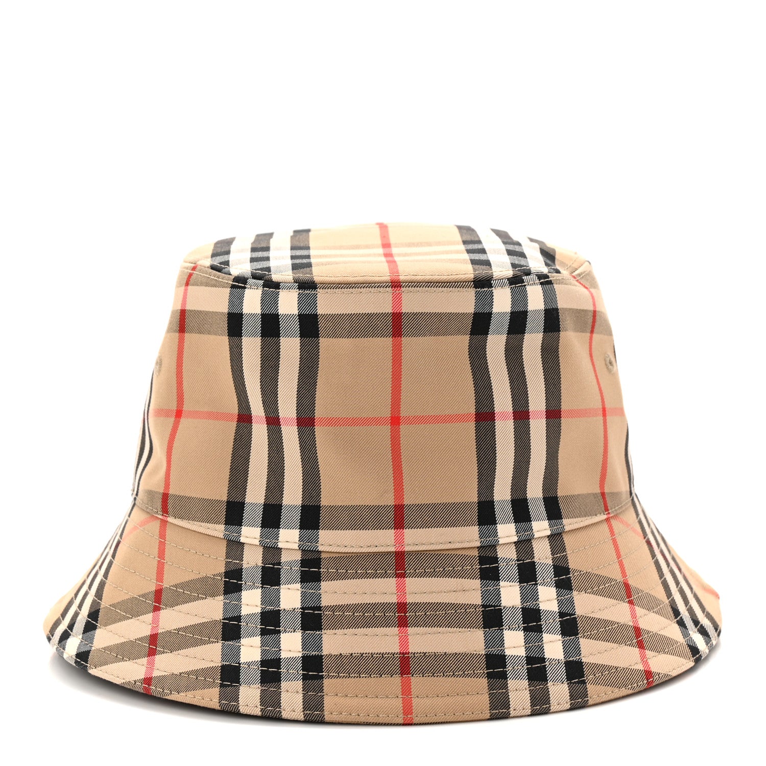 Burberry Technical Cotton Vintage Check Bucket Hat M Archive Beige 3 of 8