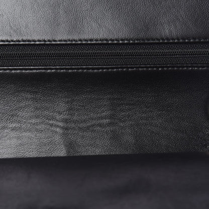 Chanel Lambskin Quilted Medium Double Flap Black 16 of 17