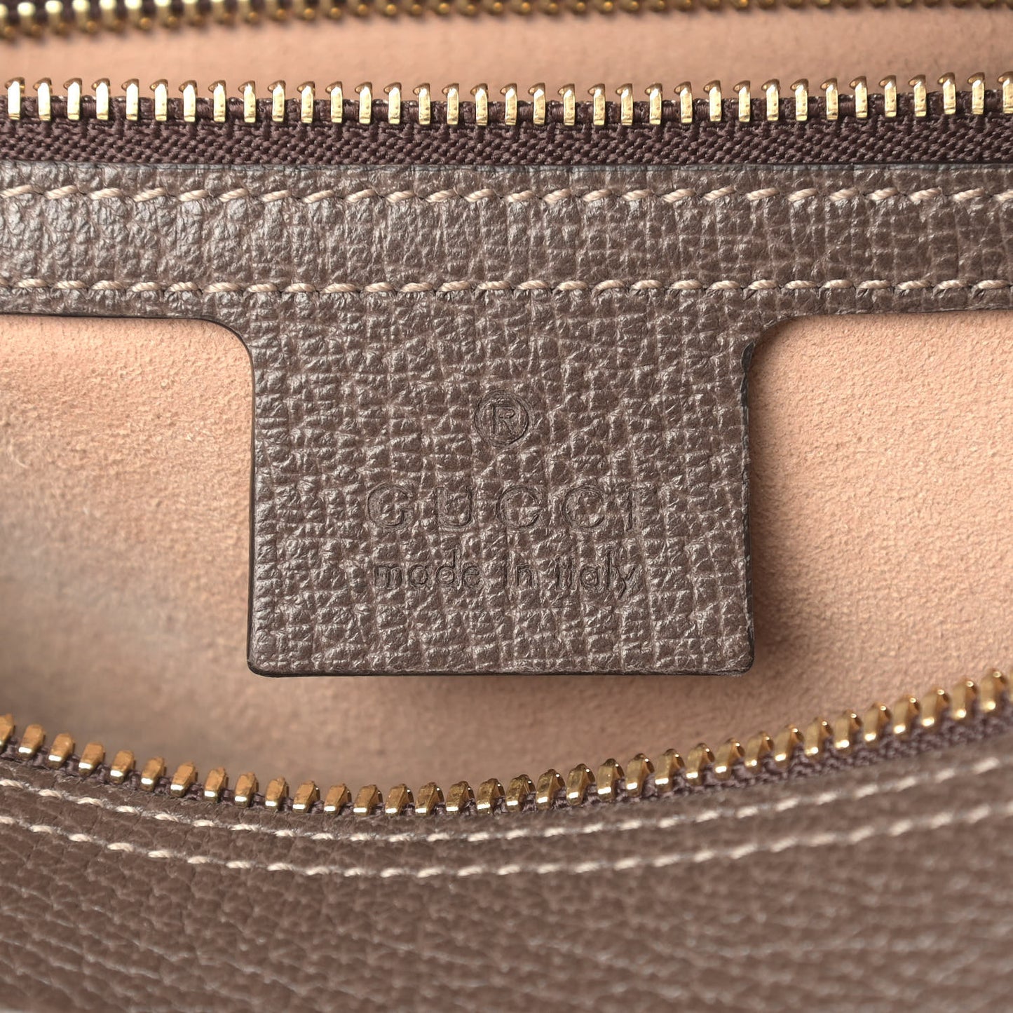 GG Supreme Monogram Web Small Ophidia Shoulder Bag Brown