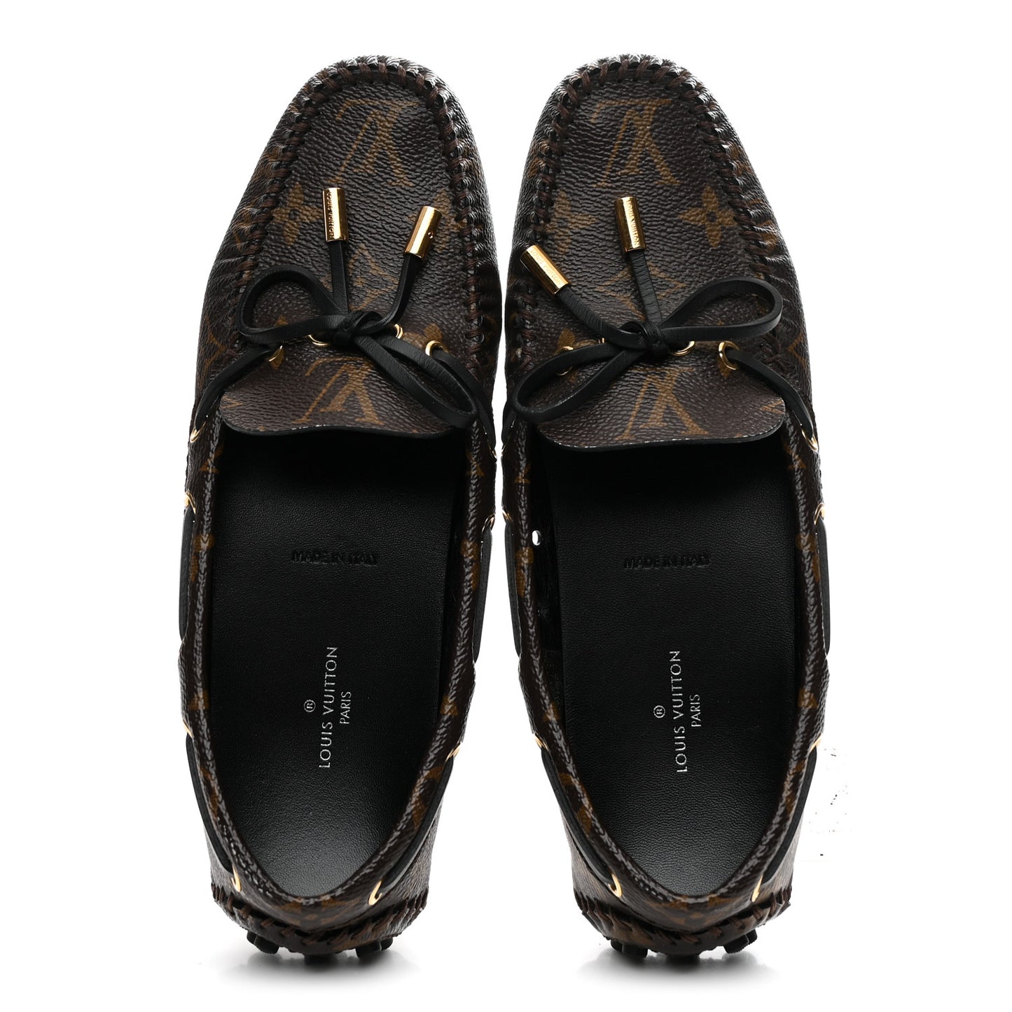 Patent Monogram Gloria Loafers 35