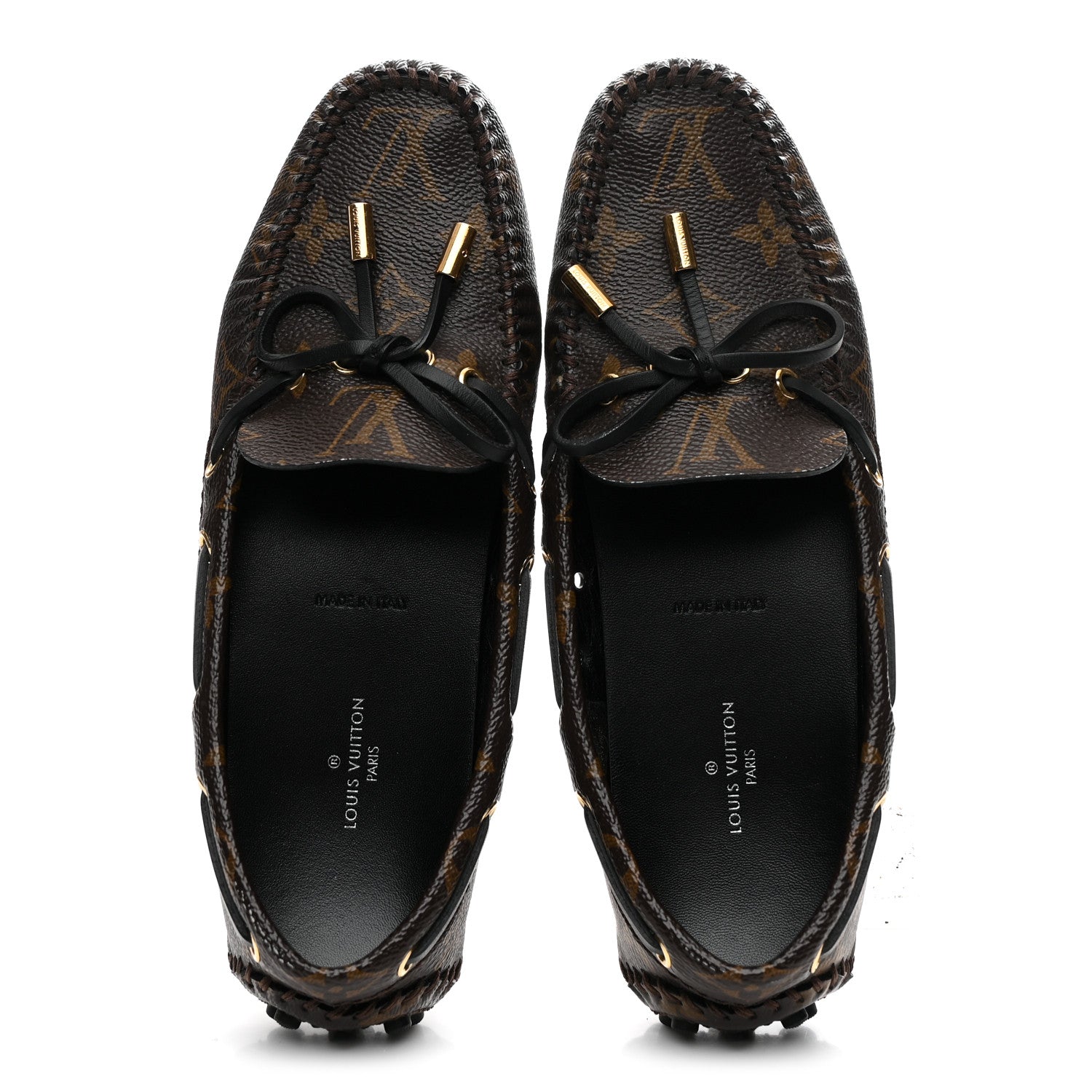 Louis Vuitton Patent Monogram Gloria Loafers 35 2 of 11