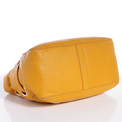 Jimmy Choo Calfskin Small Radiant Hobo Yellow 4 of 9