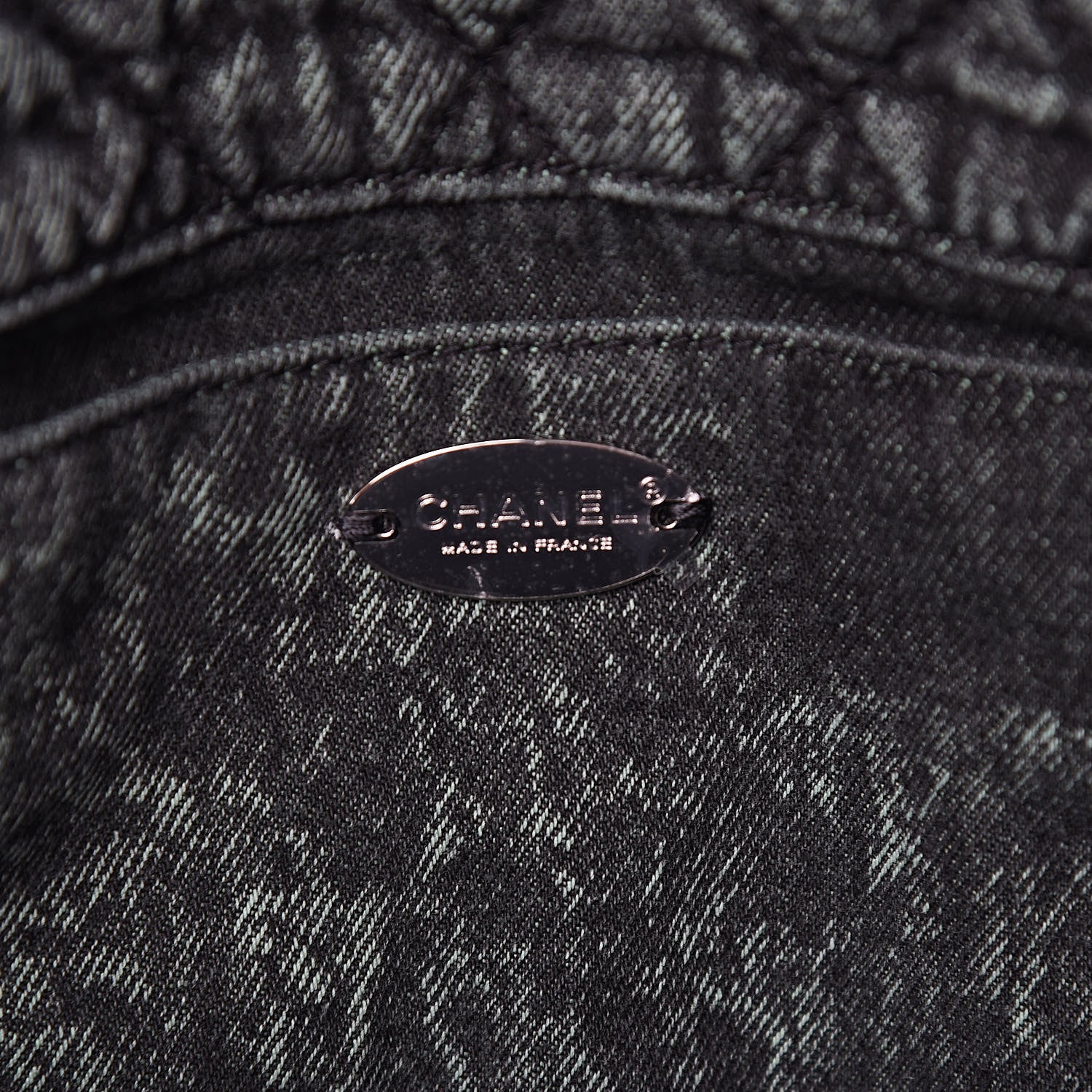 Chanel Denim Quilted Denimpression Flap Green Black 6 of 11
