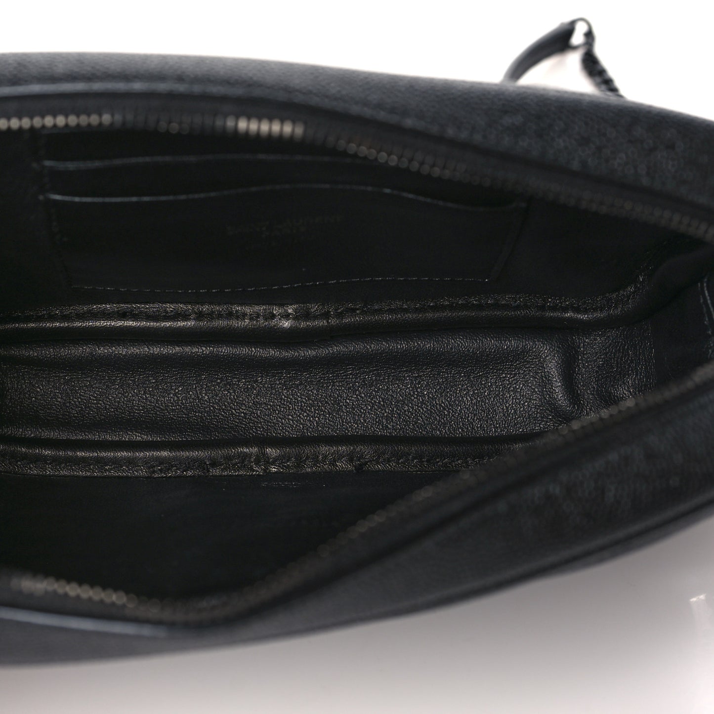 Grain De Poudre Matelasse Monochrome Monogram Mini Lou Camera Bag Black