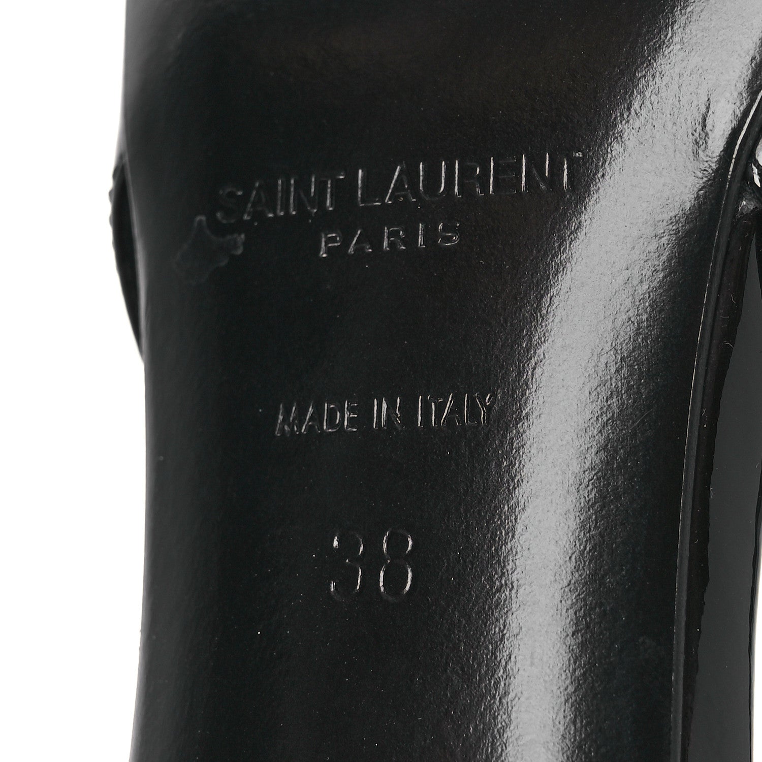Saint Laurent Vernice Grupy Avenue 95 Slingback Pumps 38 Black 8 of 13