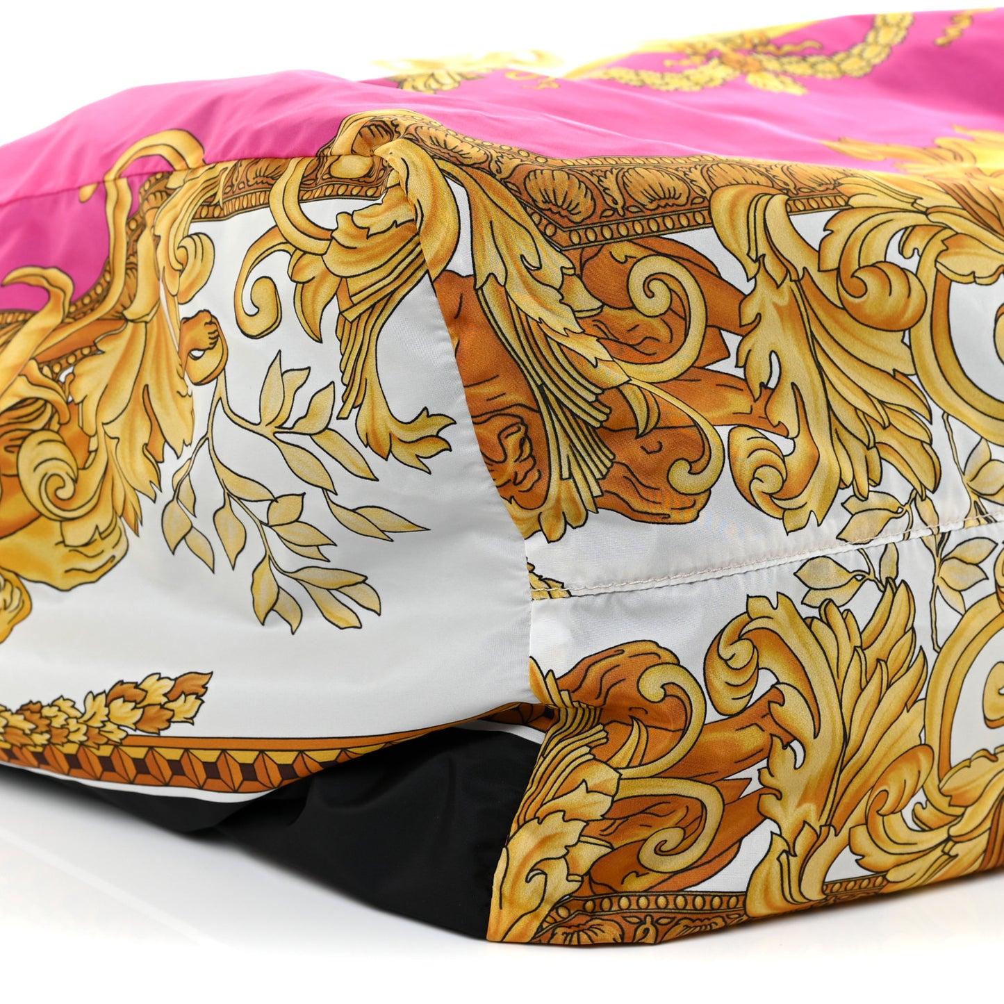 Nylon Medusa Renaissance Print Tote Fuchsia