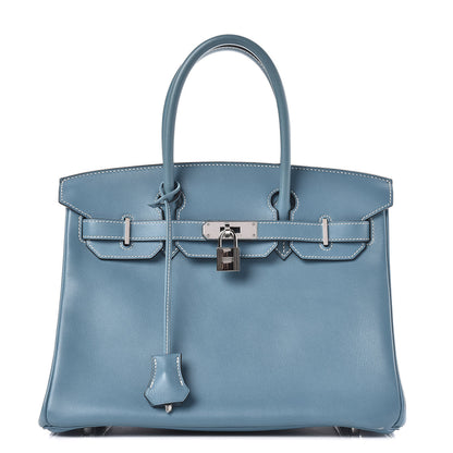 Hermes Swift Birkin 30 Blue Jean 1 of 22
