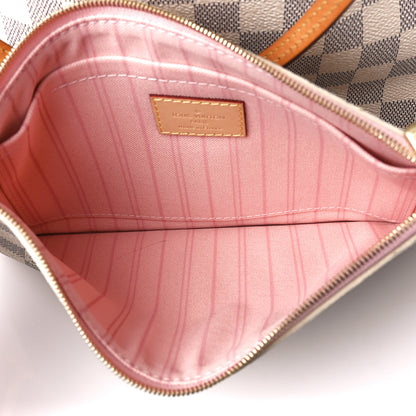 Louis Vuitton Damier Azur Neo Neverfull MM Rose Ballerine 7 of 13