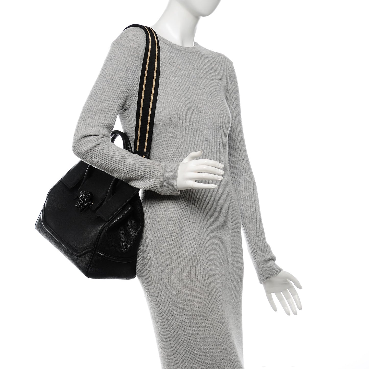 Calfskin Large Palazzo Empire Bag Black