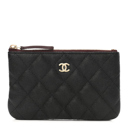 Chanel Caviar Quilted Small Cosmetic Case Black 1 of 8