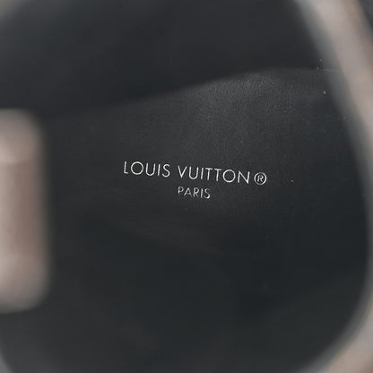 Louis Vuitton Suede Calfskin Monogram Laureate Platform Desert Boots 39 Taupe 7 of 8