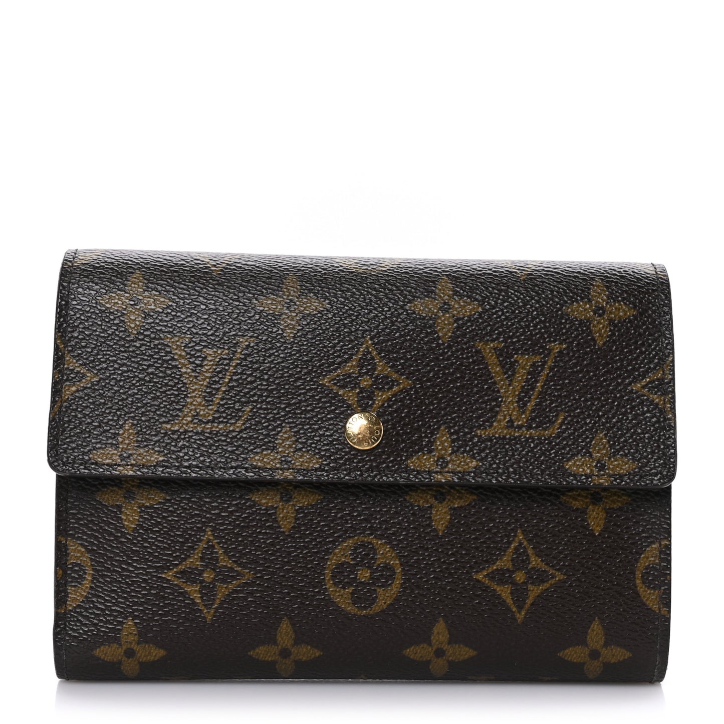 Monogram Tri-Fold Compact Wallet