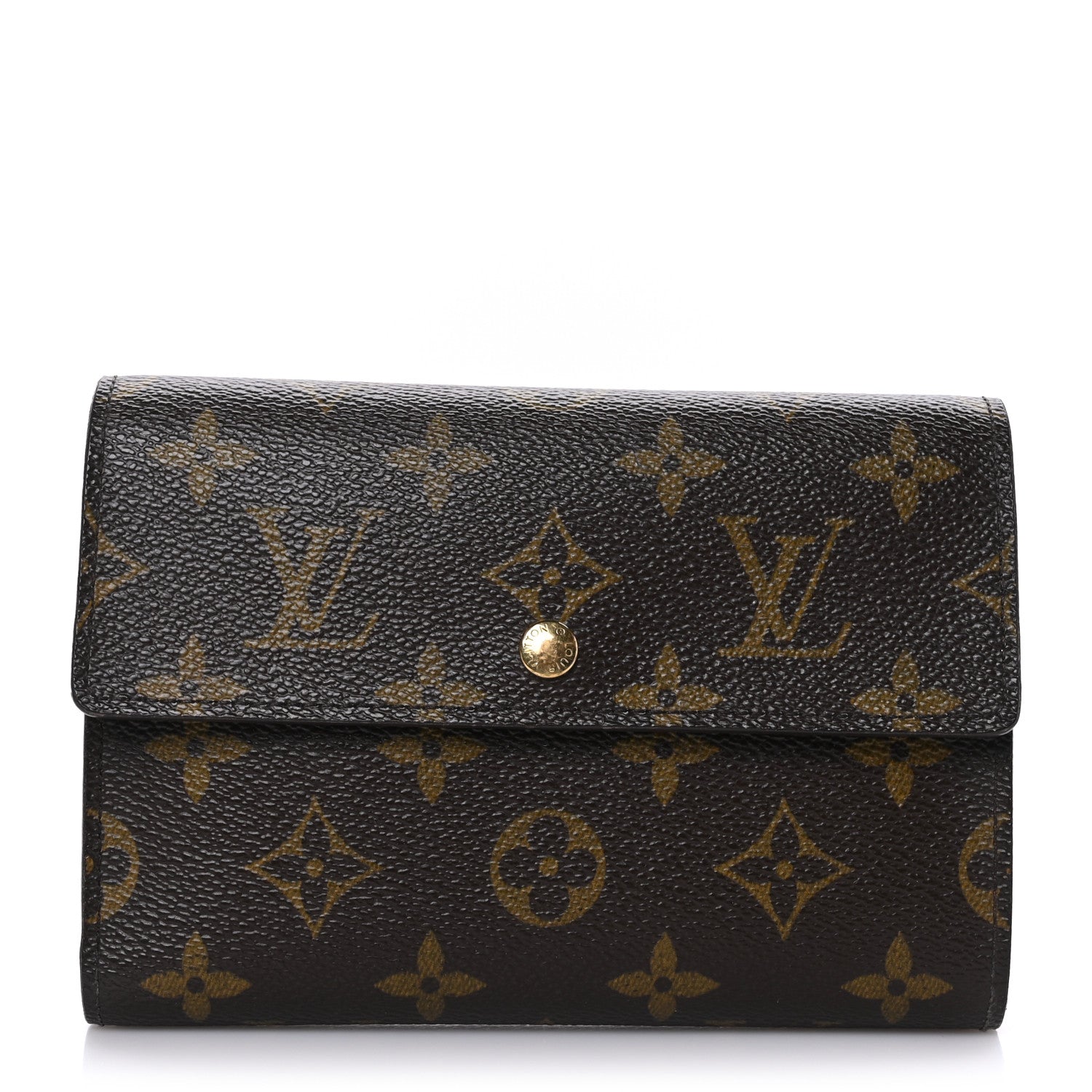 Louis Vuitton Monogram Tri-Fold Compact Wallet 1 of 8
