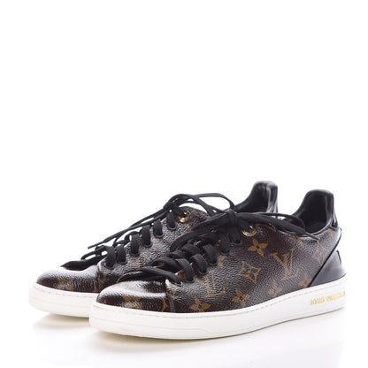 Louis Vuitton Patent Monogram Frontrow Sneakers 37.5 3 of 12