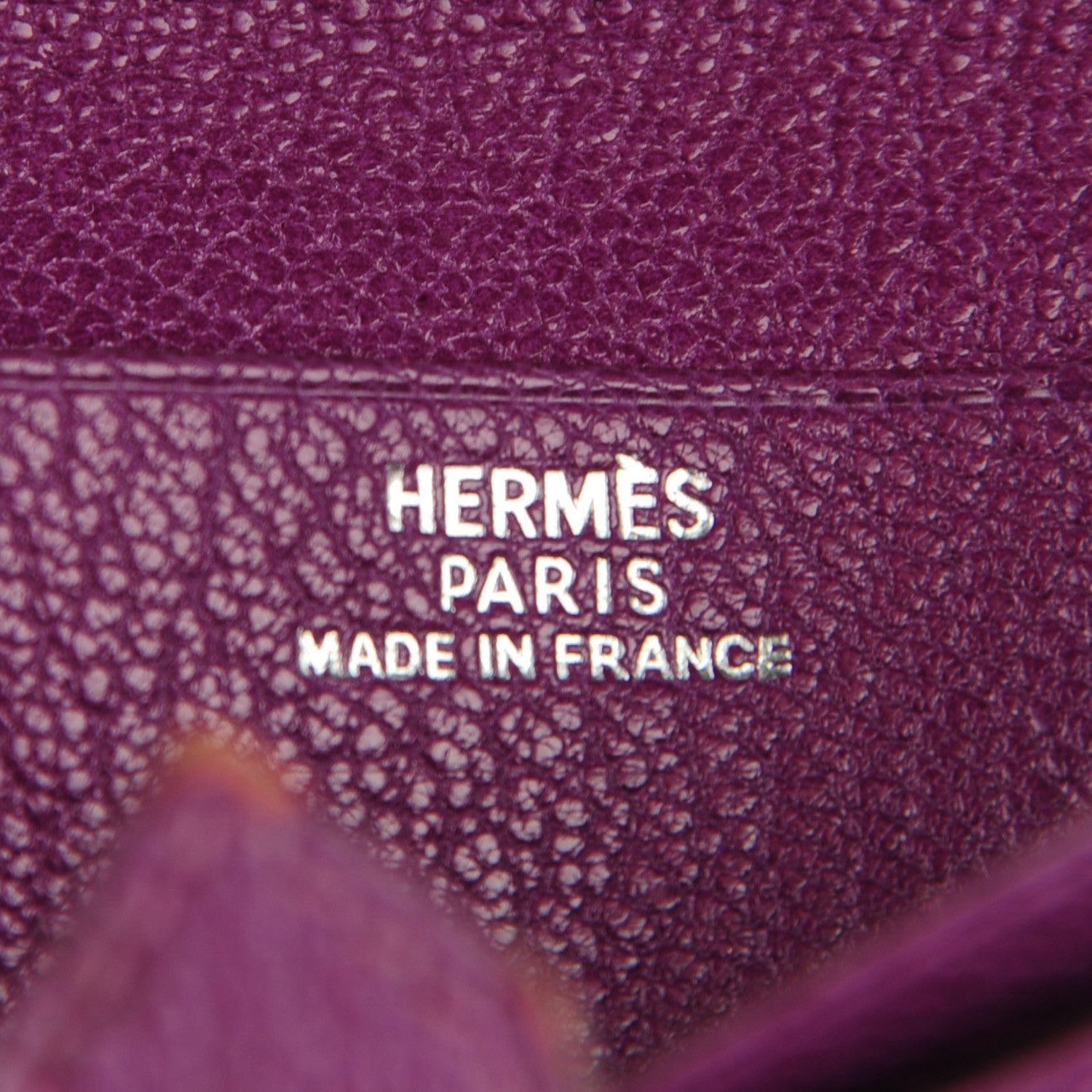 Hermes Chevre Mysore Bearn Gusset Wallet Cyclamen 6 of 15