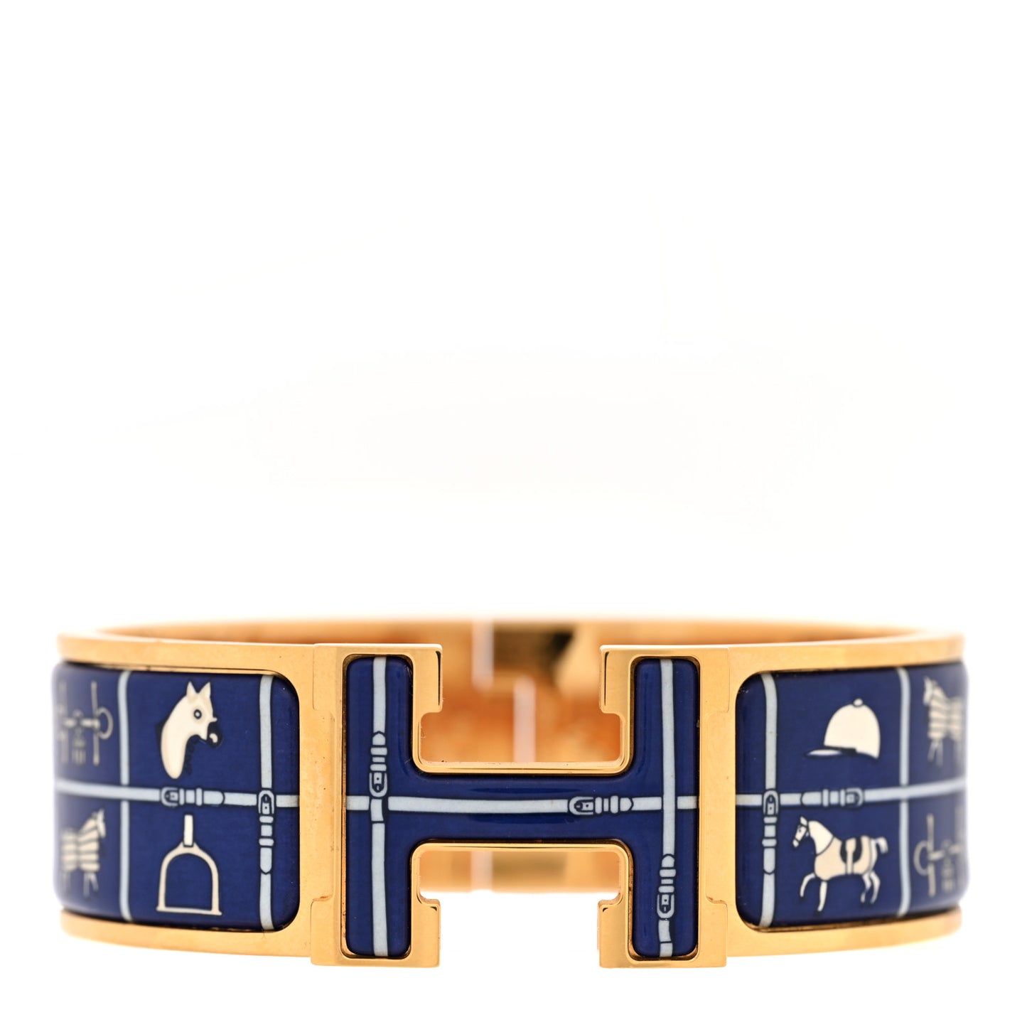Enamel Printed Wide Couvertures et Tenues de Jour Beige Blue