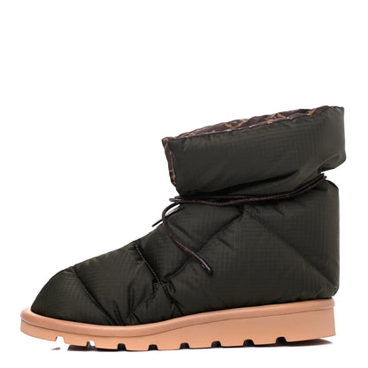 Louis Vuitton Nylon Monogram Pillow Comfort Ankle Boot 39 Khaki 1 of 9