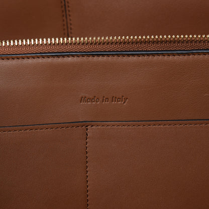 Celine Calfskin Small Tri-Fold Bag Camel 6 of 9