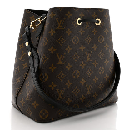 Louis Vuitton Monogram Neonoe MM Black 3 of 10