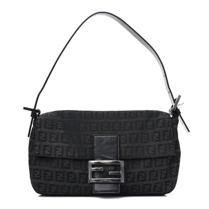 Fendi Zucchino Baguette Black 1 of 5