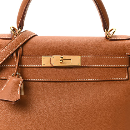 Hermes Togo Kelly Retourne 28 Gold 8 of 10
