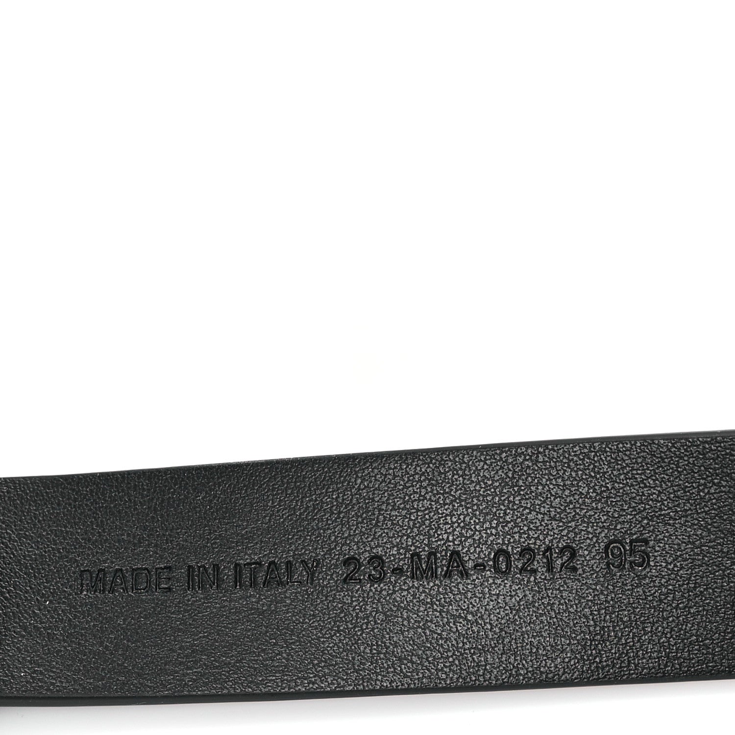 Christian Dior Calfskin 30 Montaigne Cut-Out CD Belt 95 38 Black 4 of 5