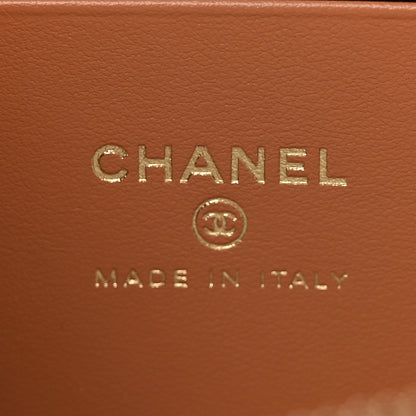 Chanel Caviar Quilted Top Handle Slim Vanity With Chain Brown 6 of 11