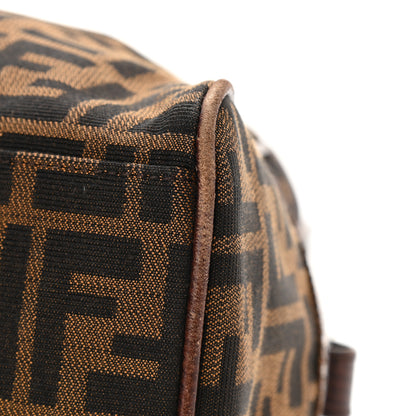 Fendi Zucca Calfskin Lizard Shoulder Bag Tobacco 9 of 12