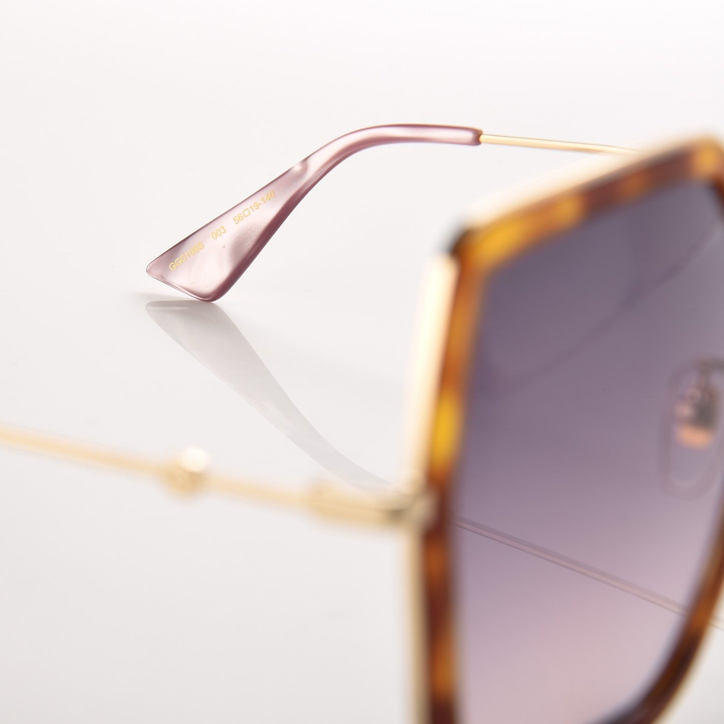 Square Frame GG0106S Sunglasses Tortoise