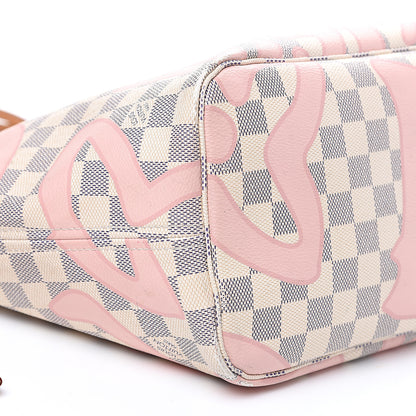 Louis Vuitton Damier Azur Tahitienne Neverfull MM 12 of 19