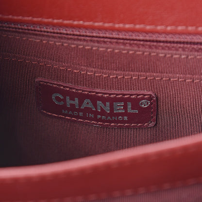 Chanel Calfskin Braided Medium Chic Flap Burgundy 6 of 10