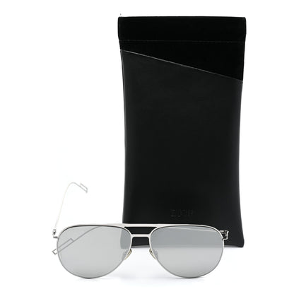 Christian Dior Homme Mens Aviator Sunglasses Silver 8 of 8