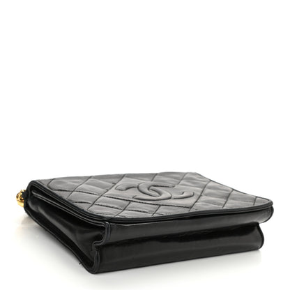 Chanel Lambskin Small Tassel Single Flap Black 4 of 12