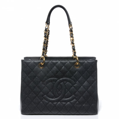 Chanel Caviar Grand Shopping Tote GST Black 1 of 8
