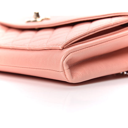 Chanel Iridescent Calfskin Smart Pocket Flap Bag Pink 9 of 10