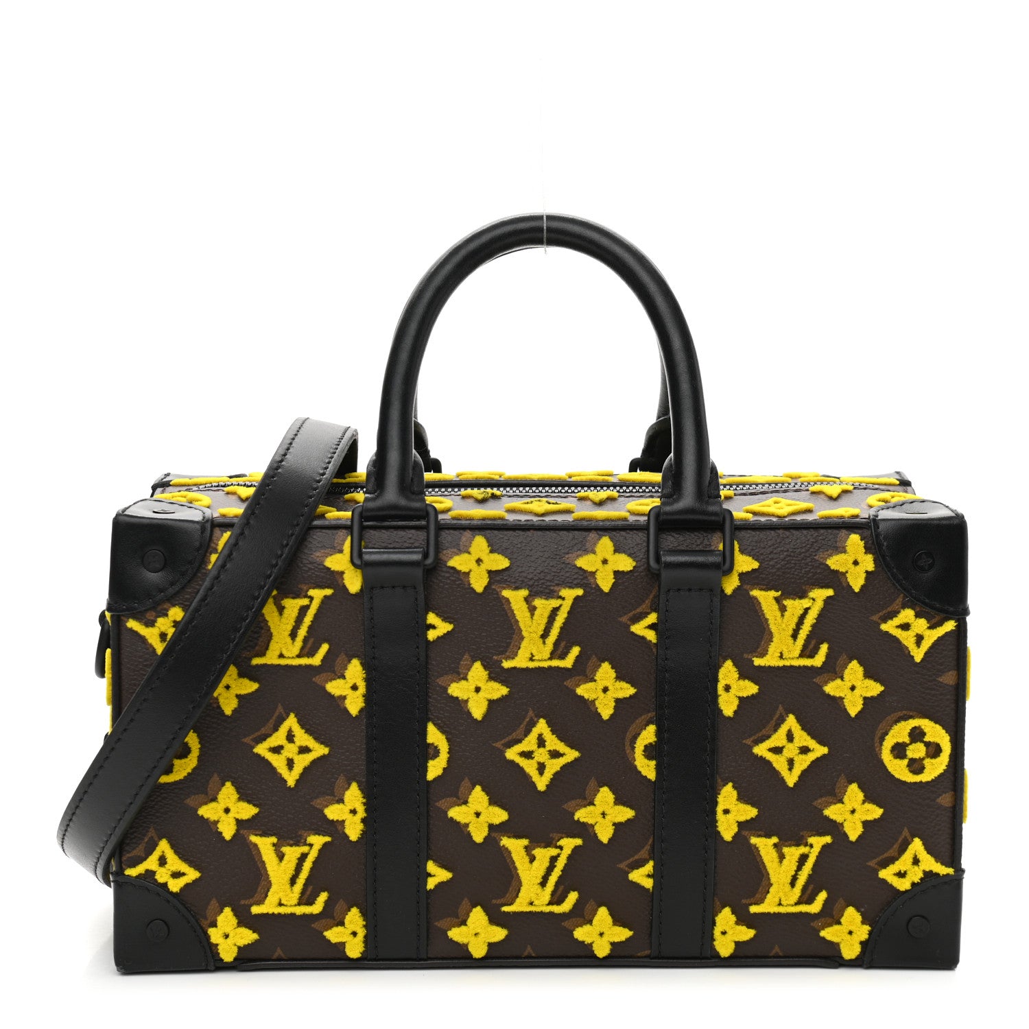 Louis Vuitton Monogram Tuffetage Speedy Trunk Jaune 1 of 11
