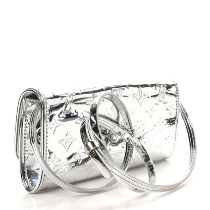 Louis Vuitton Monogram Miroir Pochette Twin Silver 2 of 9