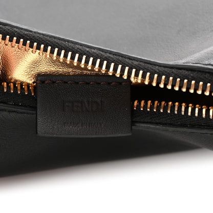 Fendi Vitello Grace Matte Nano Fendigraphy Hobo Charm Black 6 of 10