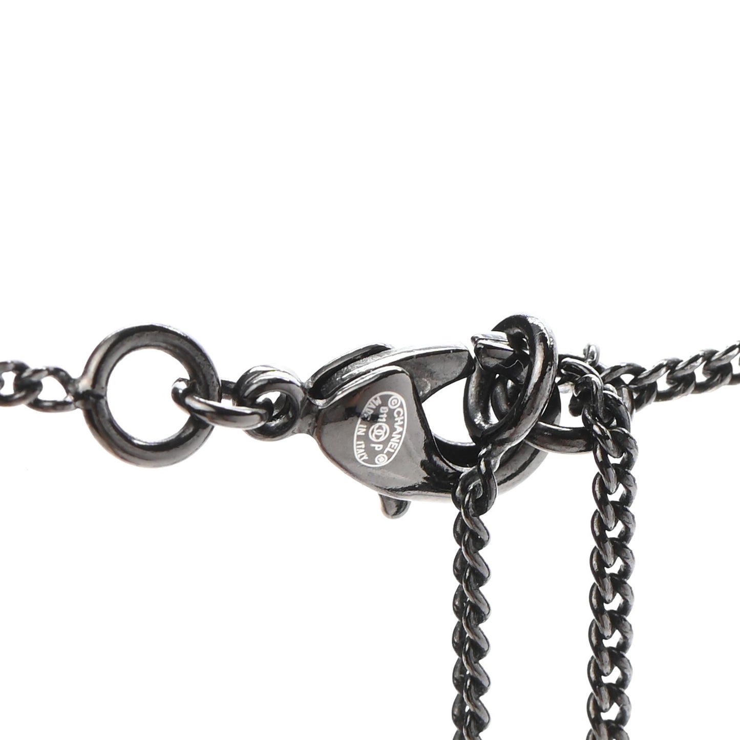 Ruthenium Camellia CC Necklace