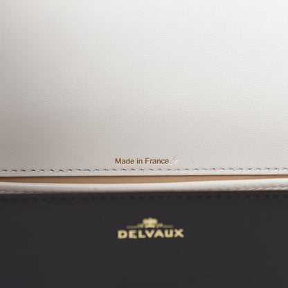 Delvaux Calfskin Mini Madame Crossbody Dark Brown White 16 of 21