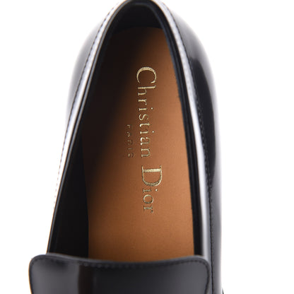 Christian Dior Shiny Calfskin Diordirection Loafers 36 Black 7 of 7