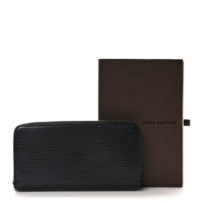 Louis Vuitton Epi Zippy Wallet Black 7 of 7