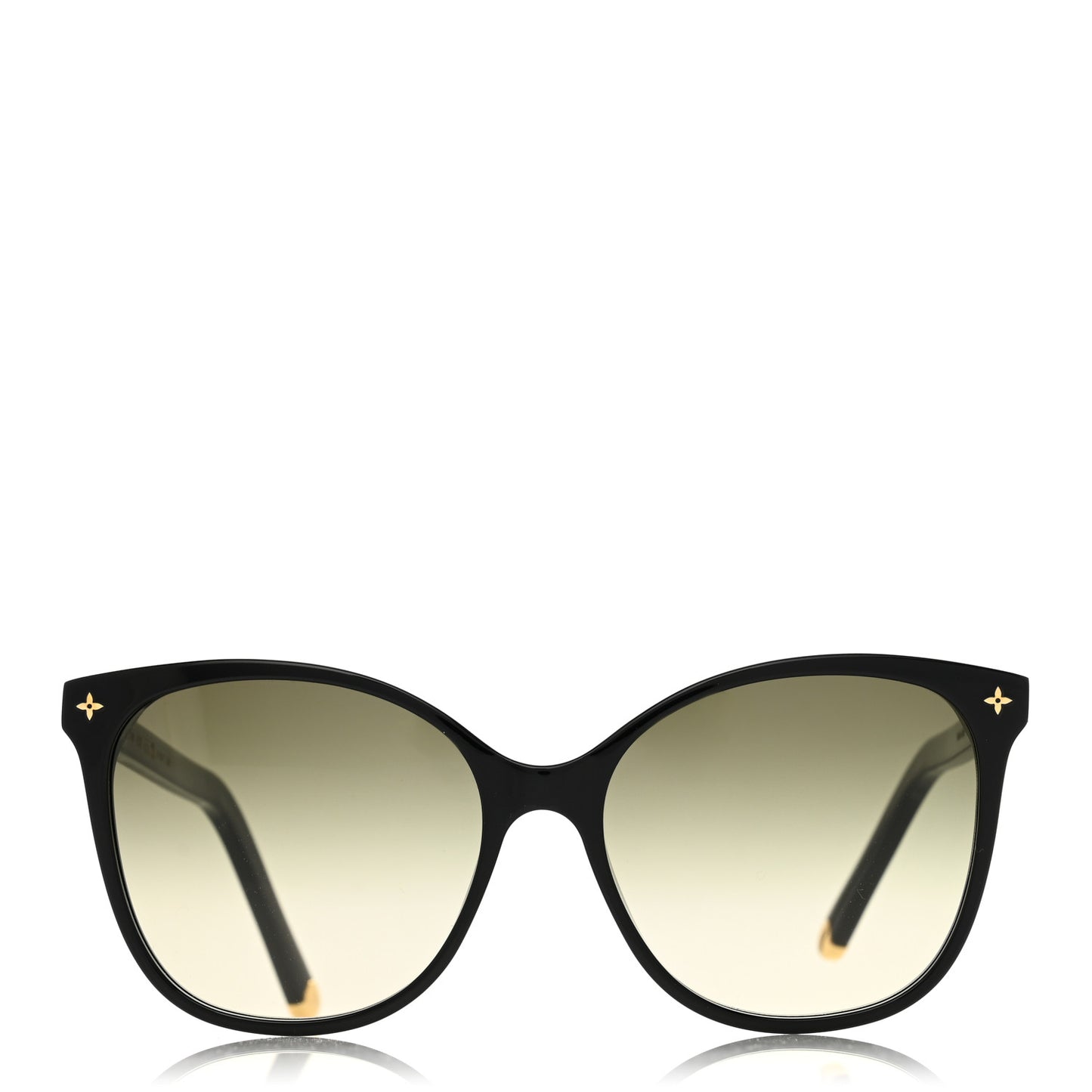 Acetate My Monogram Light Cat Eye Sunglasses Z1657W Black
