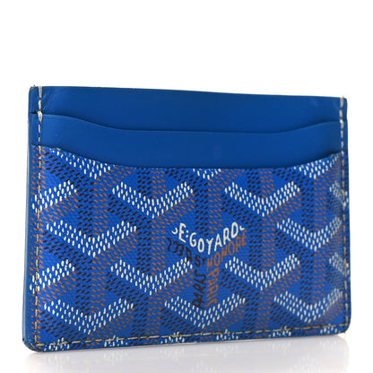 Goyard Goyardine Saint Sulpice Card Holder Sky Blue 3 of 8