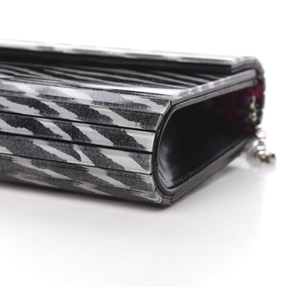 Jimmy Choo Acrylic Zebra Candy Clutch 9 of 10