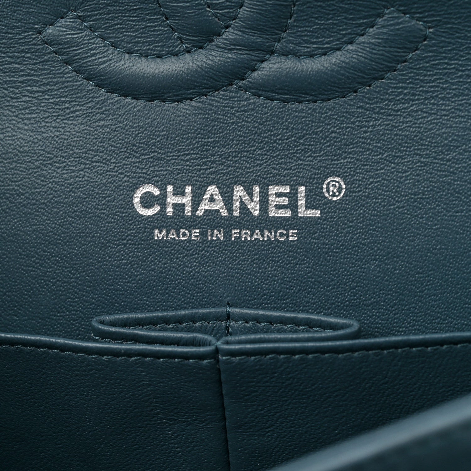 Chanel Lambskin Quilted Medium Double Flap Blue 6 of 11